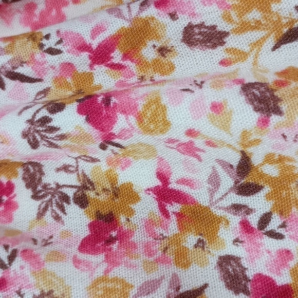 Torrid NWT Floral Elastic Waist Tea Length Skirt Size 2 equivalent to an 18-20 - Picture 11 of 12